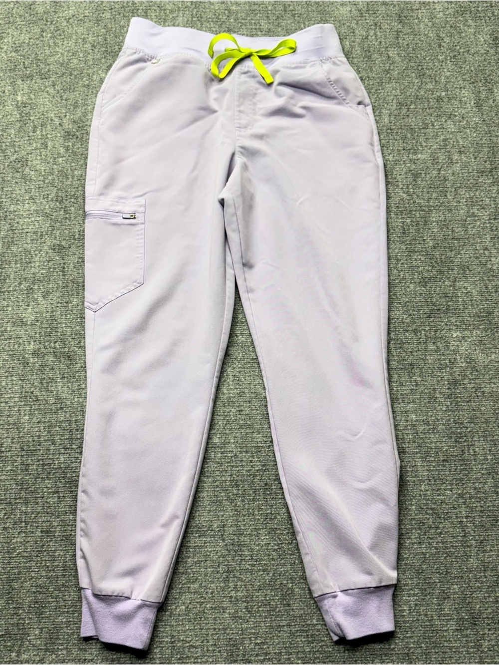 Figs Scrub Pants Womens M Lavender Zamora Jogger Technical Collection 3301
